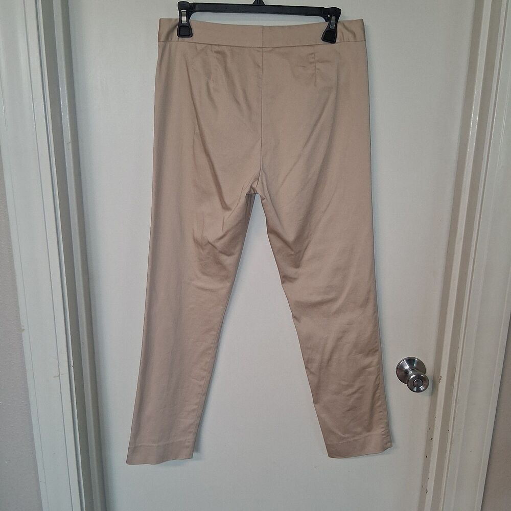 Ralph Lauren Sport Slim Fit Mid-Rise Khaki Chino Trousers Size 8 Minimalist - Picture 7 of 12